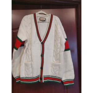 Pre-owned GUCCI Fashion Men's and Women's Knitted Cardigan Sweaters